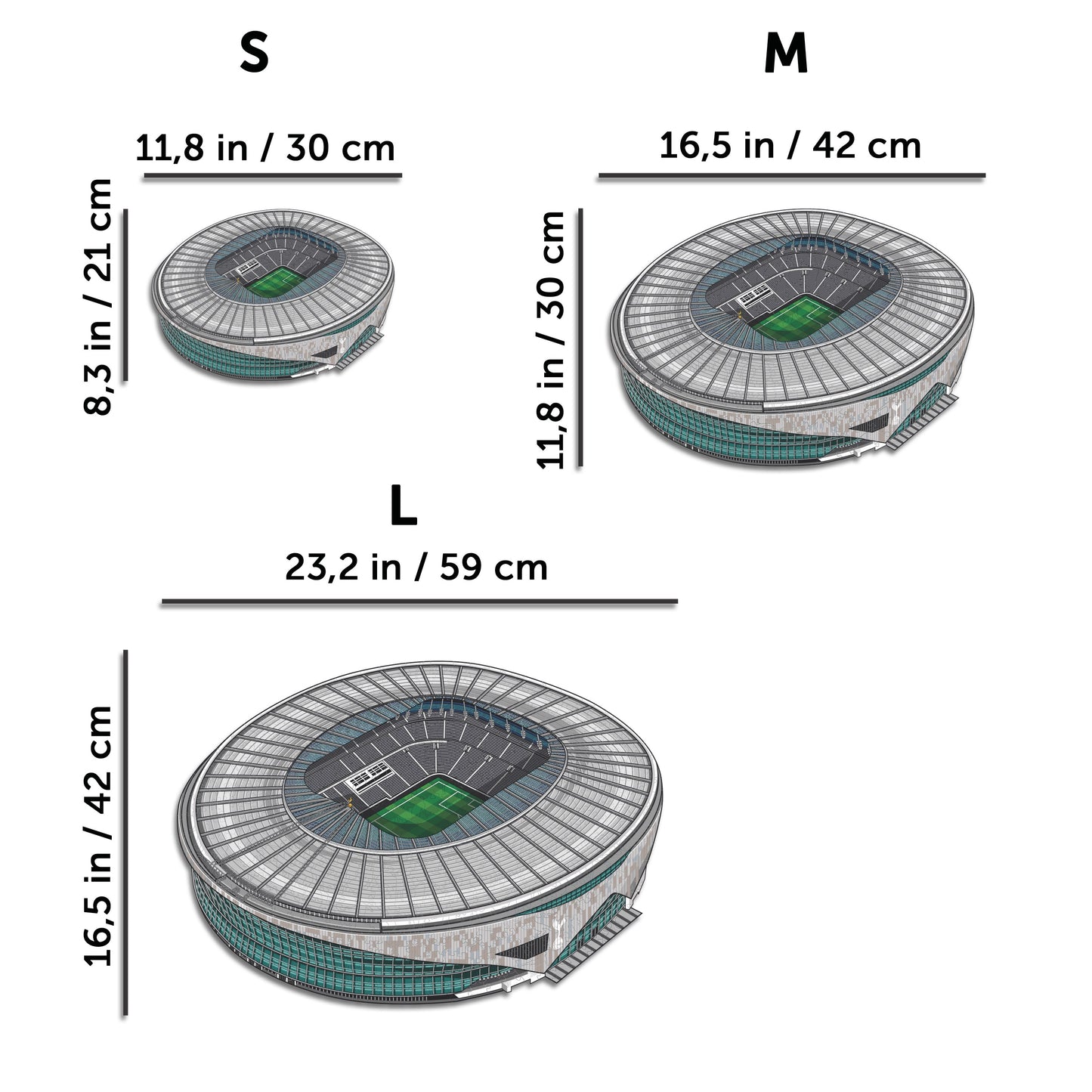 Tottenham Hotspur FC® Stadium - Wooden Puzzle