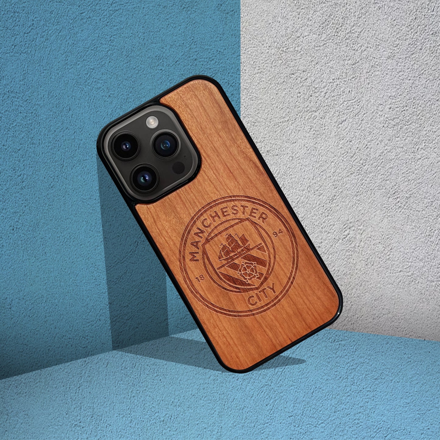 Manchester City FC® - Wooden Phone Case (MagSafe Compatible)