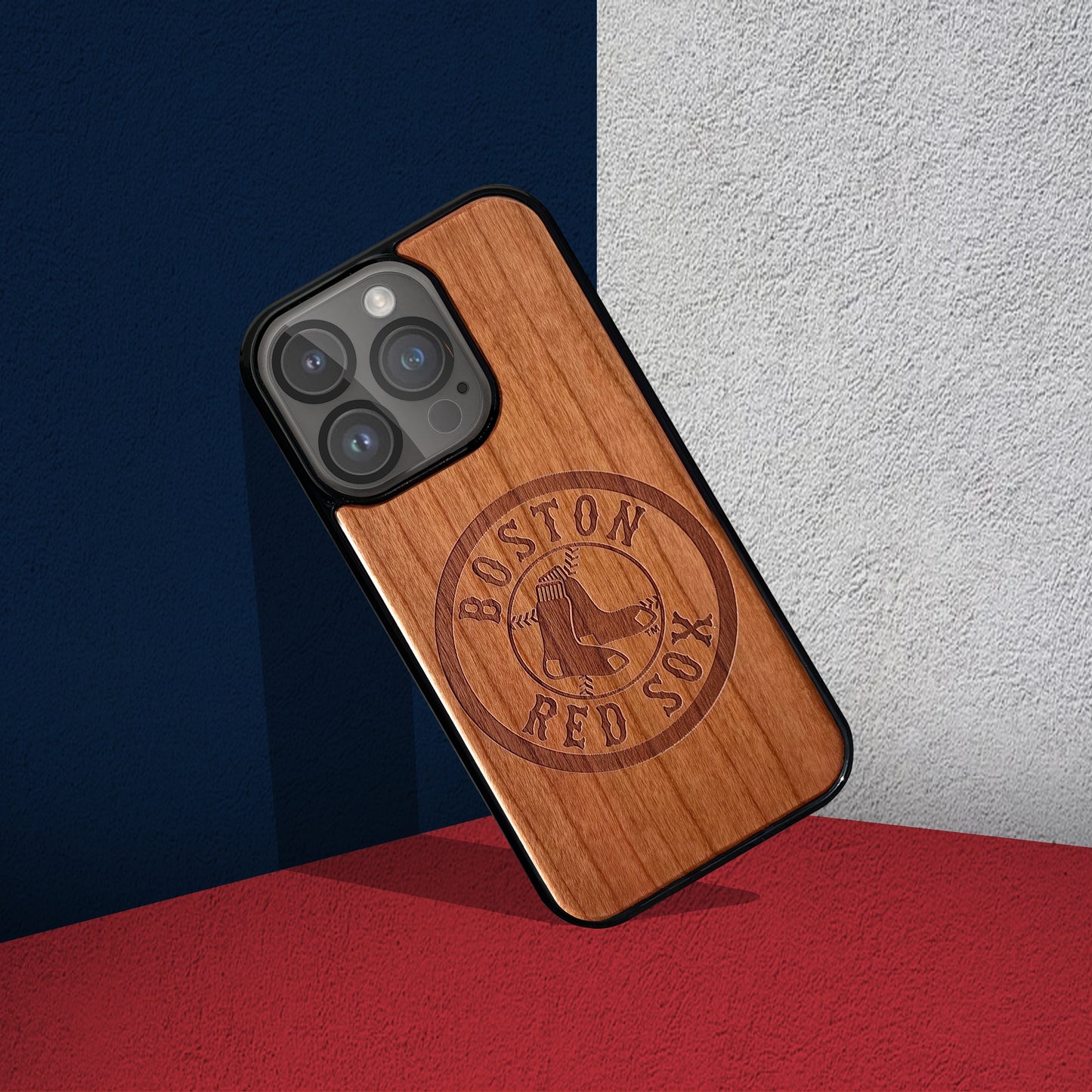 Boston Red Sox™ - Wooden Phone Case (MagSafe Compatible)