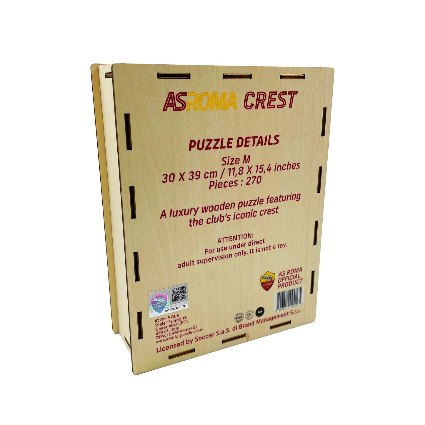 AS Roma® Logo - Wooden Puzzle