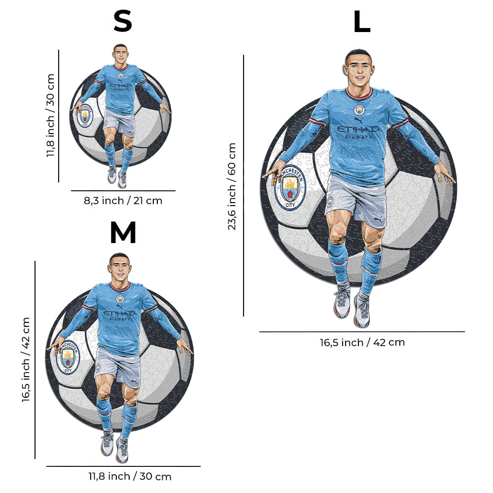 2 PACK Manchester City FC® Logo + Foden