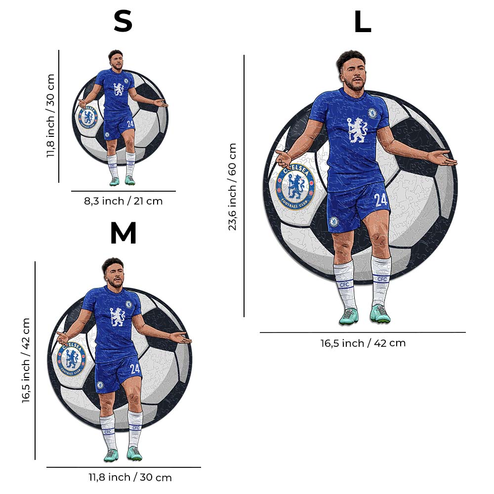 3 PACK Chelsea FC® Logo + Cole Palmer + Reece James