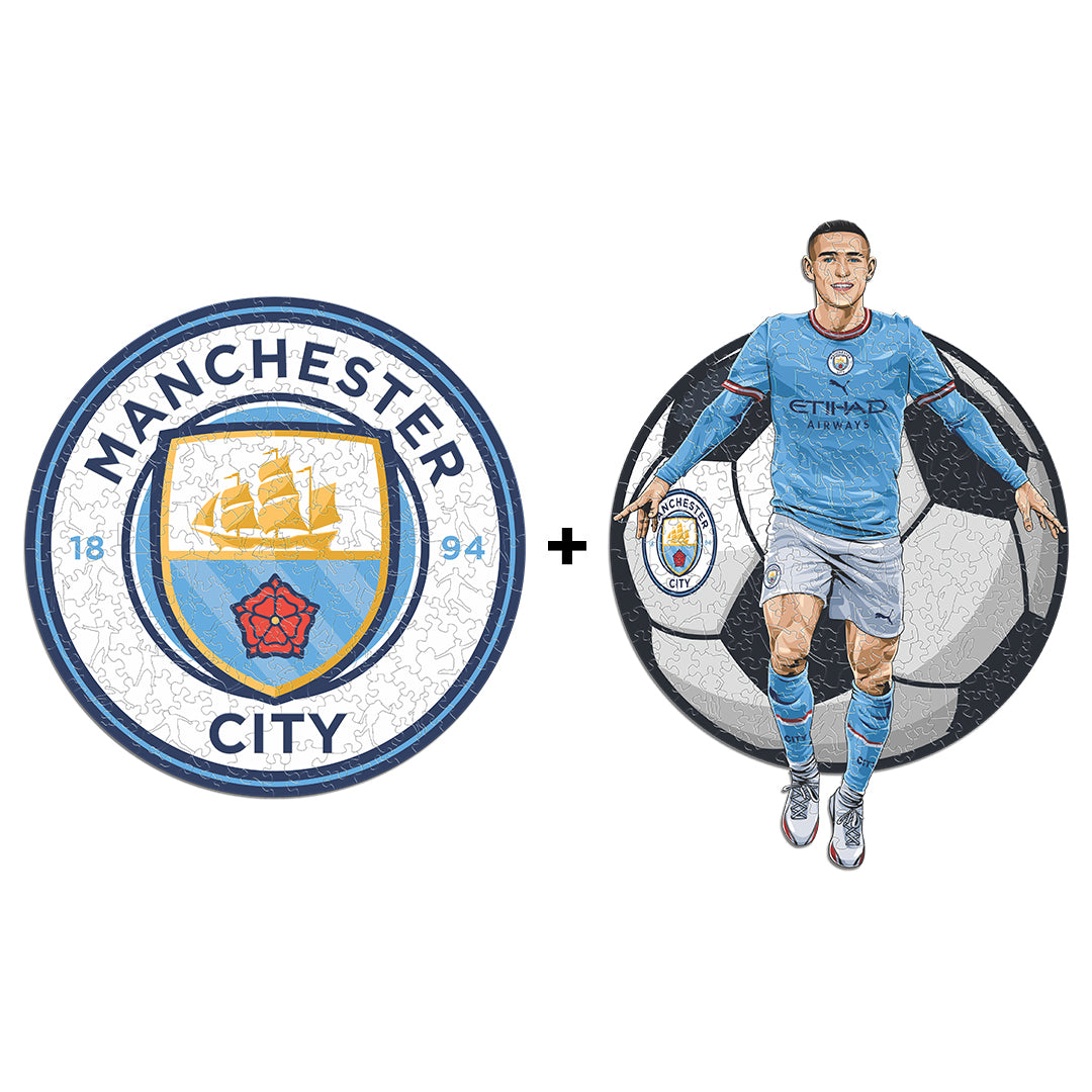 2 PACK Manchester City FC® Logo + Foden