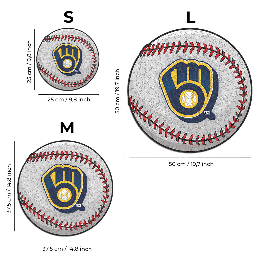 Milwaukee Brewers™ - Wooden Puzzle